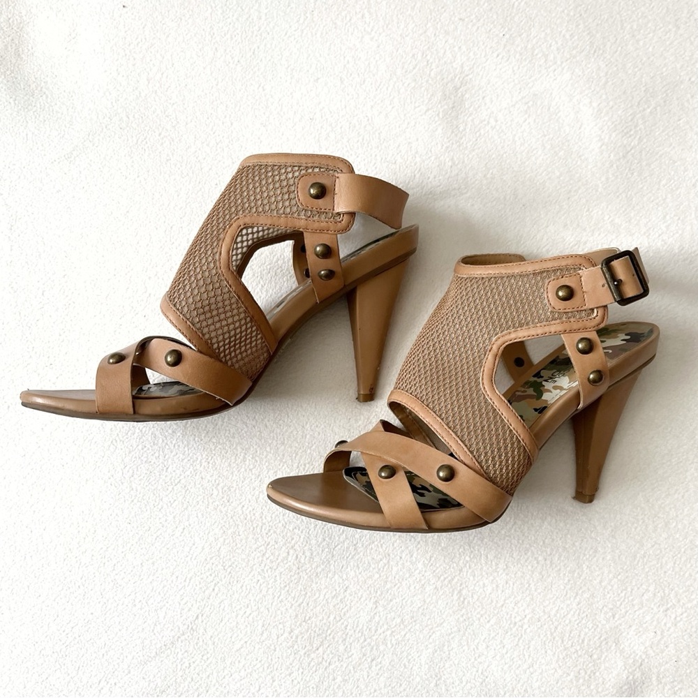 🌟Host Pick🌟Kenneth Cole Reaction Tan Sandal Heels
